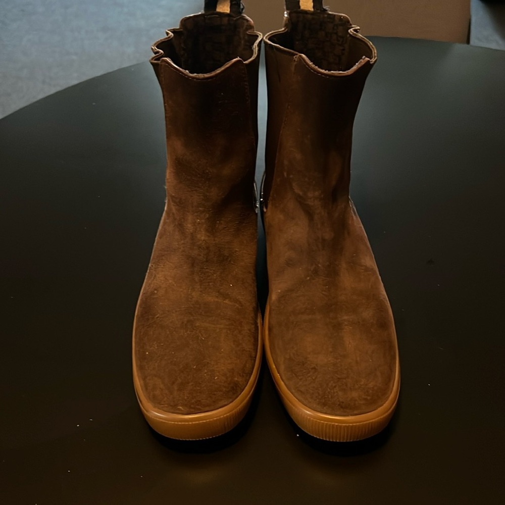 Vintage Gucci Brown Suede ankle